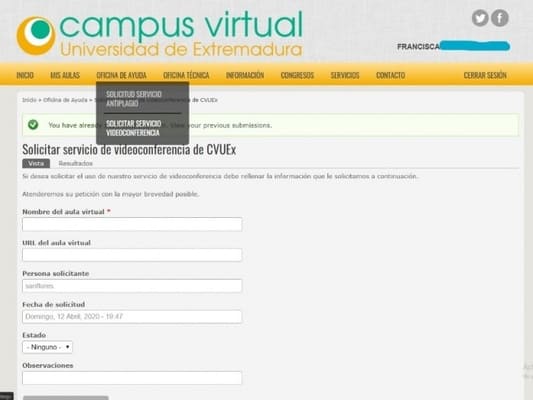 Campus virtual UNEX